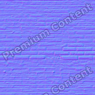 Seamless Textures of Wall Bricks + Normal & Bump Mapping 